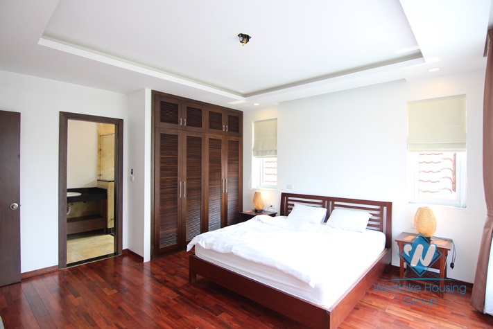 Beautiful 4 bedrooms apartment for rent on Au Co, Tay Ho, Hanoi