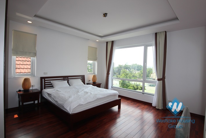 Beautiful 4 bedrooms apartment for rent on Au Co, Tay Ho, Hanoi