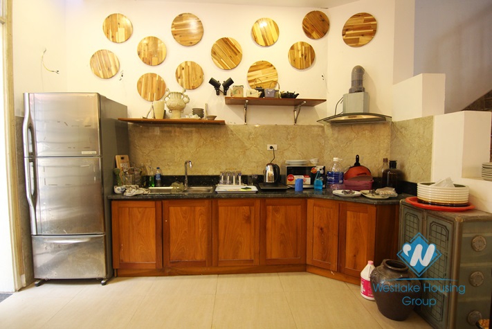 4 bedrooms house for rent in Trinh Cong Son st, Tay Ho district, Hanoi