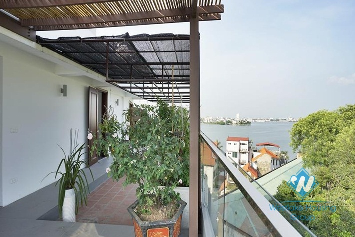 Lovely duplex apartment for rent on Vong Thi, Tay Ho