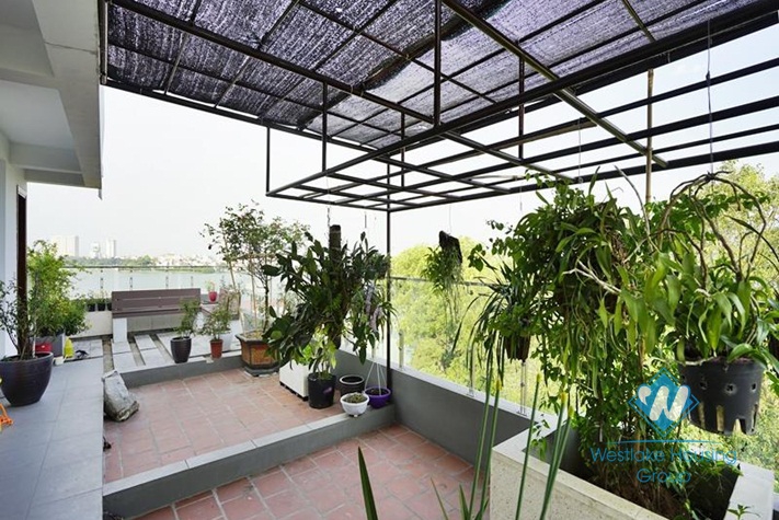Lovely duplex apartment for rent on Vong Thi, Tay Ho