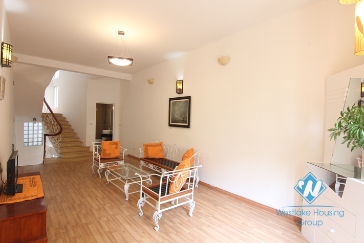 Lovely house for rent with back yard in Tay Ho, Hanoi