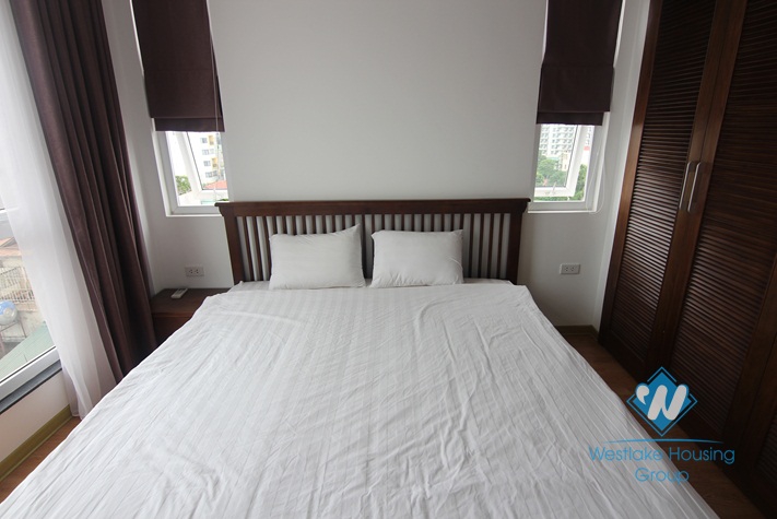 High floor, nice apartment 2 bedrooms for rent in Tay Ho area, Hanoi