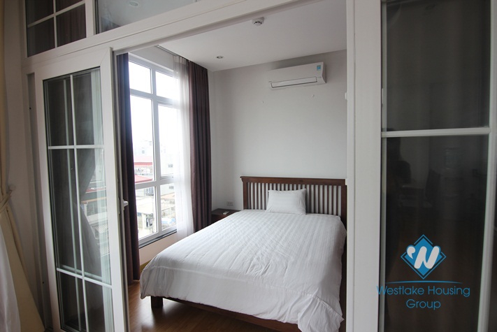 High floor, nice apartment 2 bedrooms for rent in Tay Ho area, Hanoi