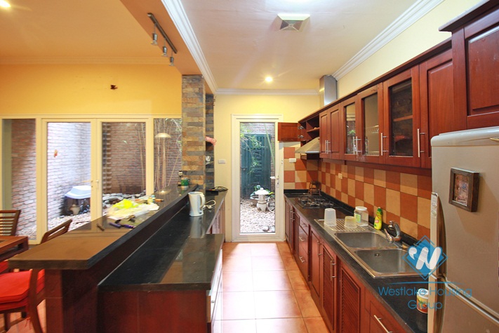 House with beautiful court yard and garden for rent in Tay Ho