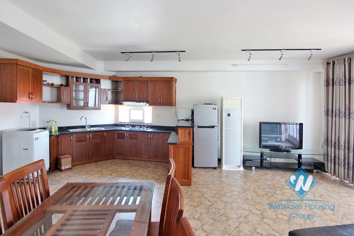 Beautiful bright apartment for rent near Lac Long Quan, Tay Ho, Hanoi