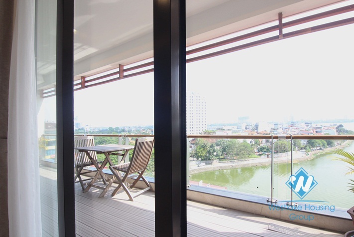 Nice apartment for rent in Xuan Dieu st, Tay Ho district, Ha Noi City