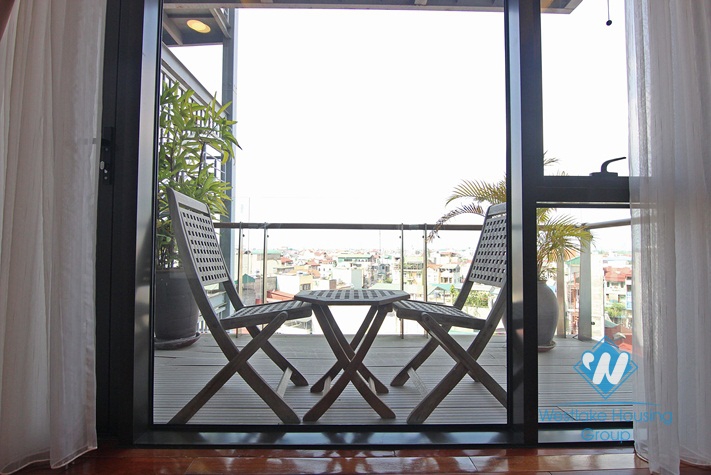 Nice apartment for rent in Xuan Dieu st, Tay Ho district, Ha Noi City
