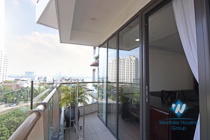 Nice apartment for rent in Xuan Dieu st, Tay Ho district, Ha Noi City