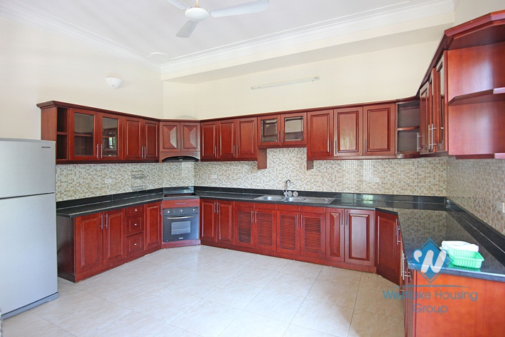 Spacious house for rent in a quiet alley off Xuan Dieu, Tay Ho