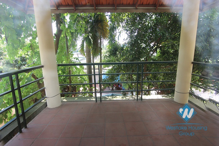 Spacious house for rent in a quiet alley off Xuan Dieu, Tay Ho