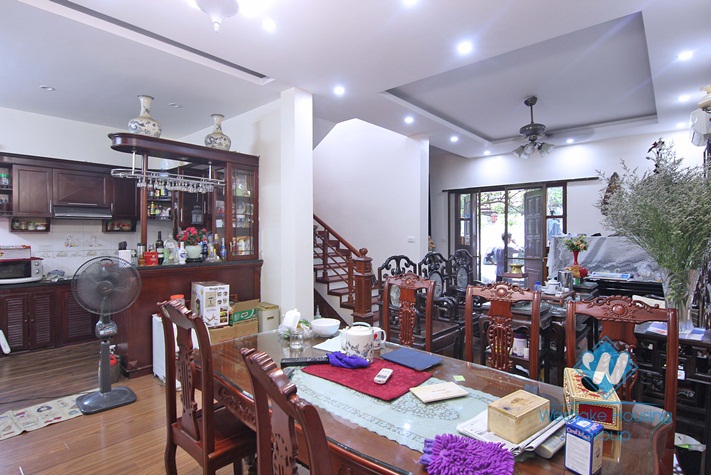 Courtyard garden 2 storey house for rent in Tay Ho, Hanoi