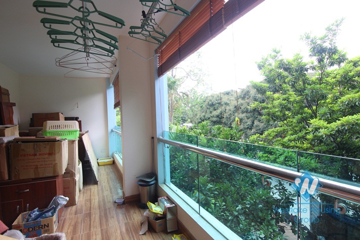 Courtyard garden 2 storey house for rent in Tay Ho, Hanoi