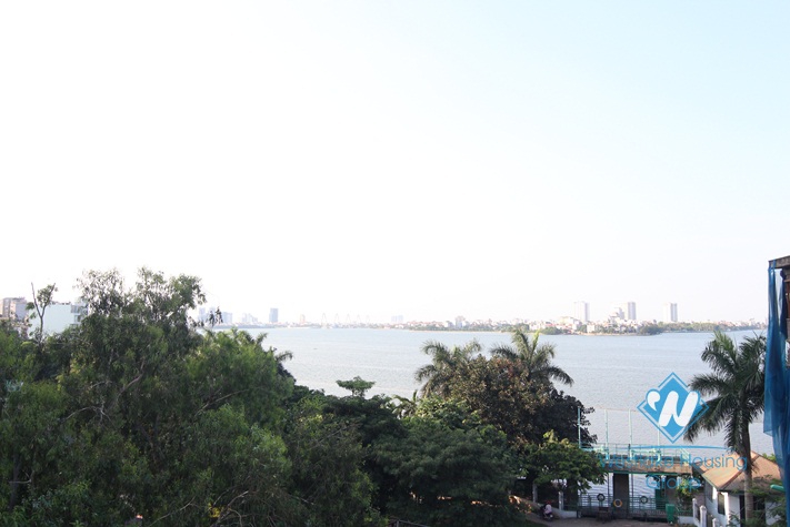 Tay Ho stylish apartment for rent by the lake with balcony