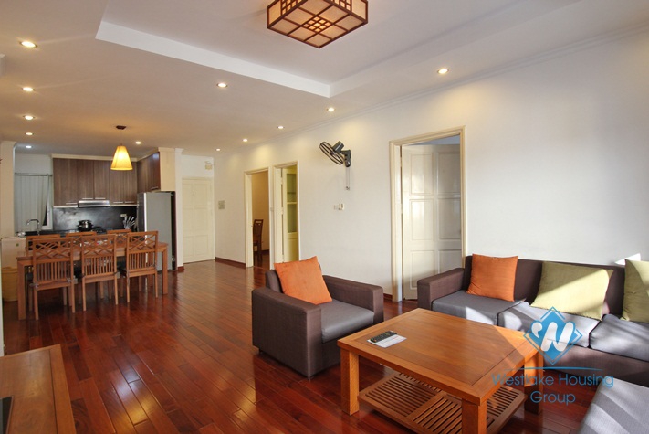 Spacious balcony apartment for rent in To Ngoc Van alley