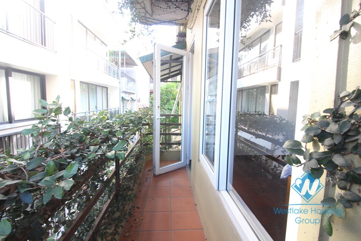 Spacious balcony apartment for rent in To Ngoc Van alley