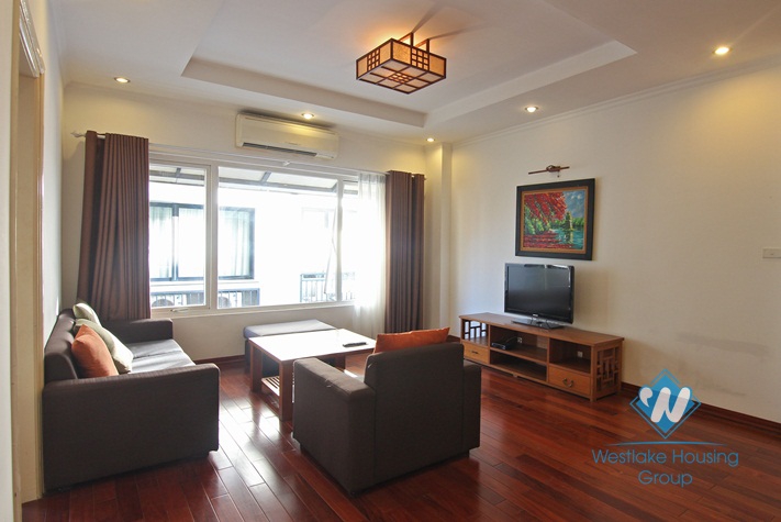 Spacious balcony apartment for rent in To Ngoc Van alley