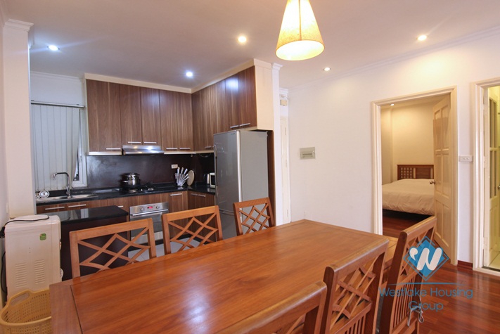 Spacious balcony apartment for rent in To Ngoc Van alley