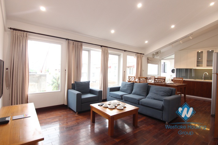 Tay Ho lovely penthouse for rent with lots of windows and natural light