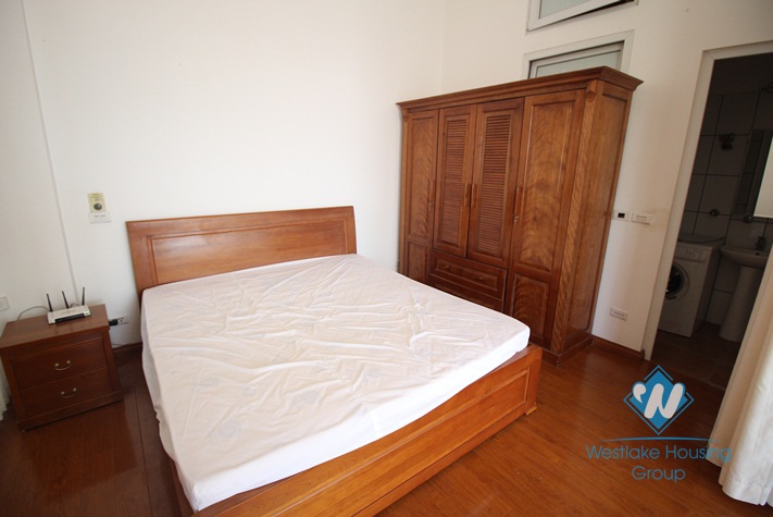 Bright and nice 01 bedroom apartment for rent in Tay Ho area, Hanoi. 