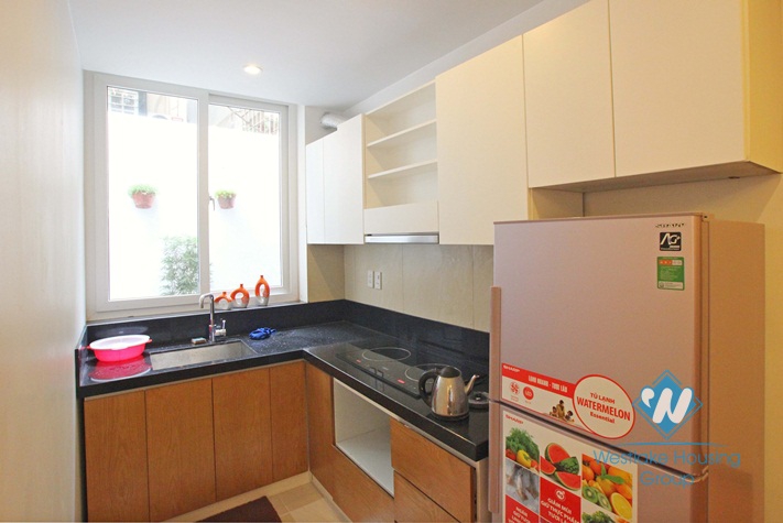 Ground floor apartment for rent in Xuan Dieu, Tay Ho, Hanoi