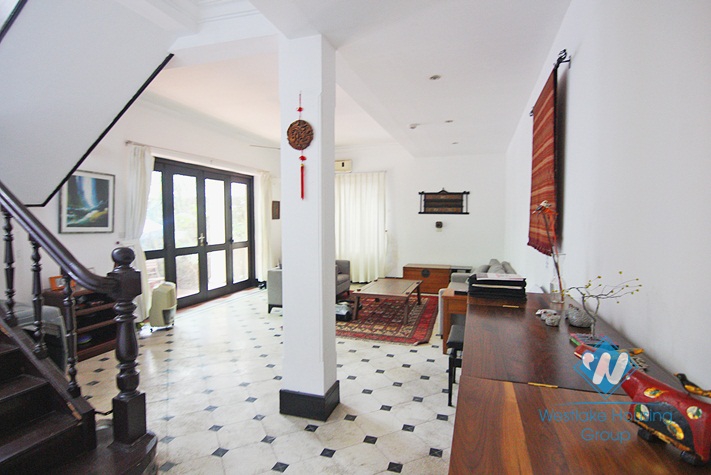 Garden swimming pool villa for rent on To Ngoc Van, Tay Ho
