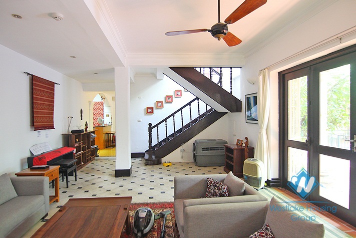 Garden swimming pool villa for rent on To Ngoc Van, Tay Ho