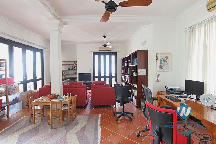 Garden swimming pool villa for rent on To Ngoc Van, Tay Ho