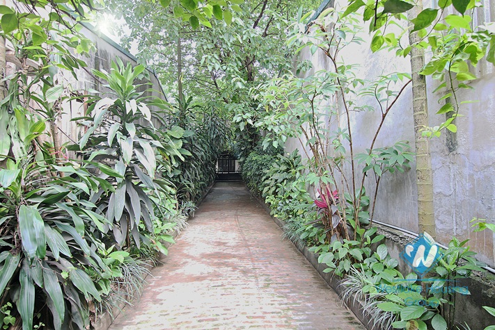 Garden swimming pool villa for rent on To Ngoc Van, Tay Ho