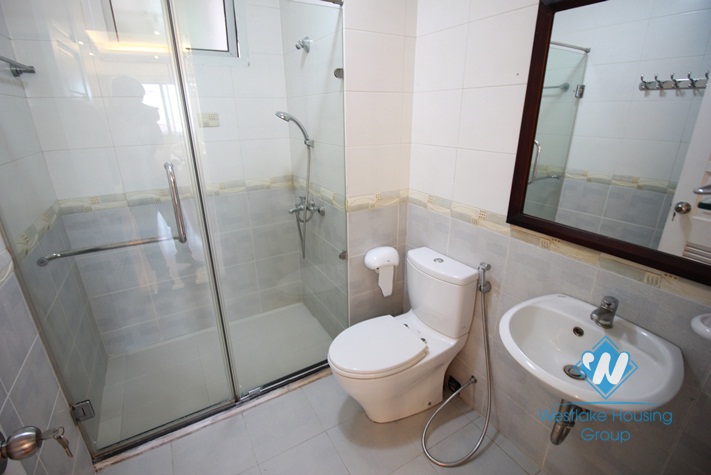 Large size apartment for rent E Tower, Ciputra compound, Tay Ho, Hanoi