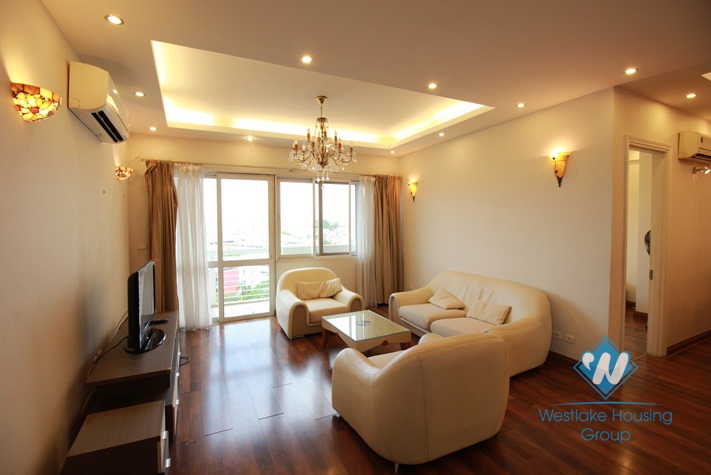 Large size apartment for rent E Tower, Ciputra compound, Tay Ho, Hanoi