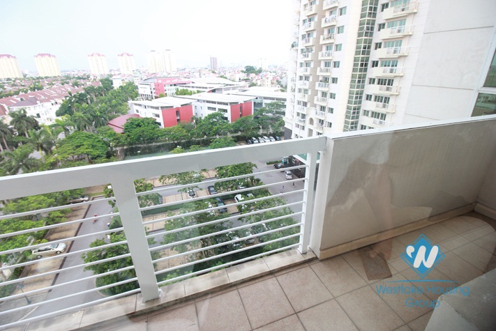 Large size apartment for rent E Tower, Ciputra compound, Tay Ho, Hanoi