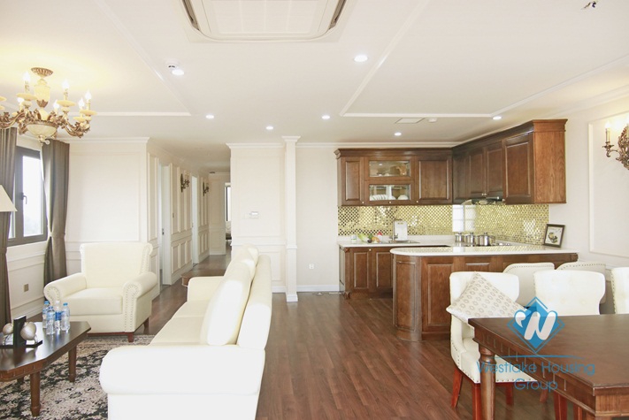 High floor luxurious apartment for rent in Hanoi city centre