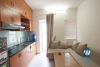 High floor and nice serviced one bedroom apartment for rent in Lac Long Quan