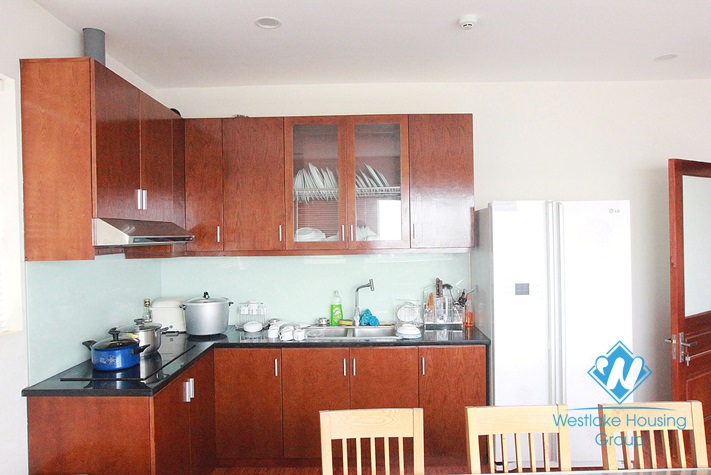 Modern apartment with 02 bedrooms for rent in Lac Long Quan Street, Tay Ho, Ha Noi