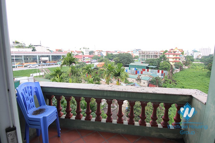 Two bedrooms apartment with balcony for rent in Tay Ho area.