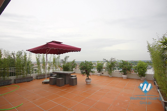 Bright and trendy 10-th floor apartment with westlake view in Tay Ho, Ha Noi
