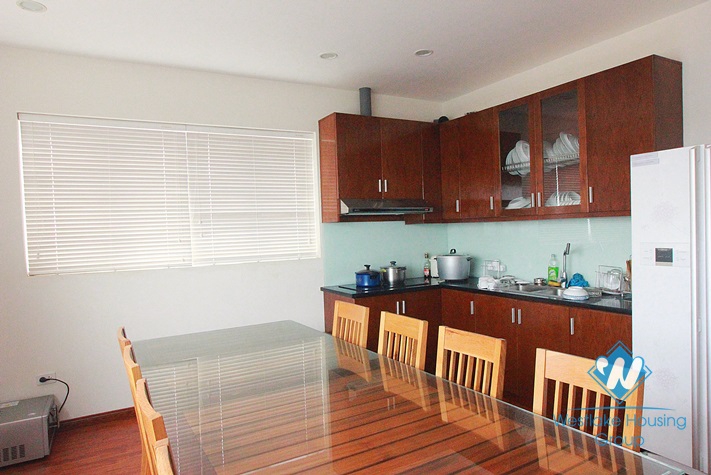 Modern apartment with 02 bedrooms for rent in Lac Long Quan Street, Tay Ho, Ha Noi