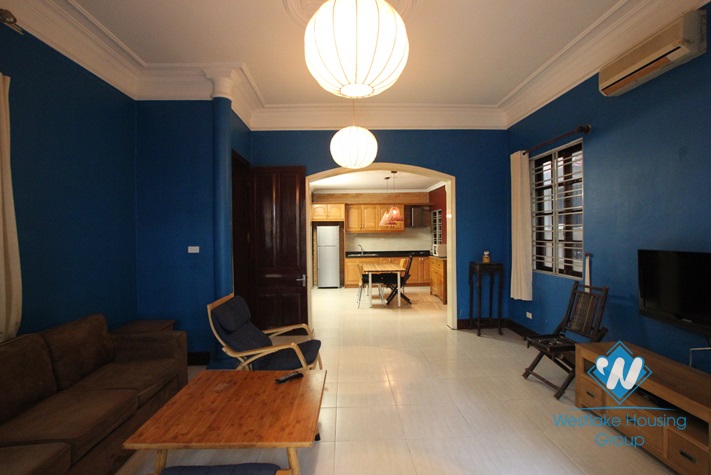 Charming house with big yard for lease in Nghi Tam Village,Tay Ho, Ha Noi