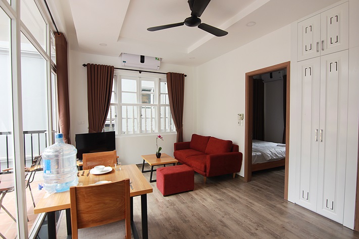 City view apartment with balcony for rent on To Ngoc Van st- Room 201
