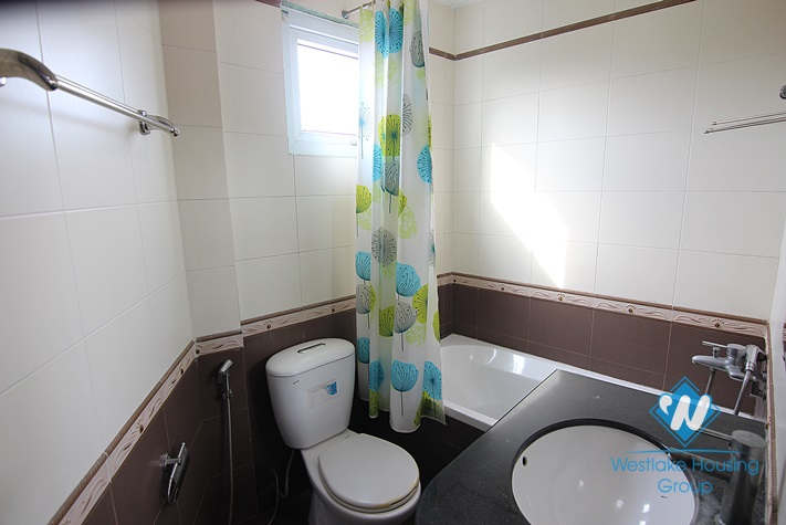 Two bedrooms apartment with balcony for rent in Tay Ho area.
