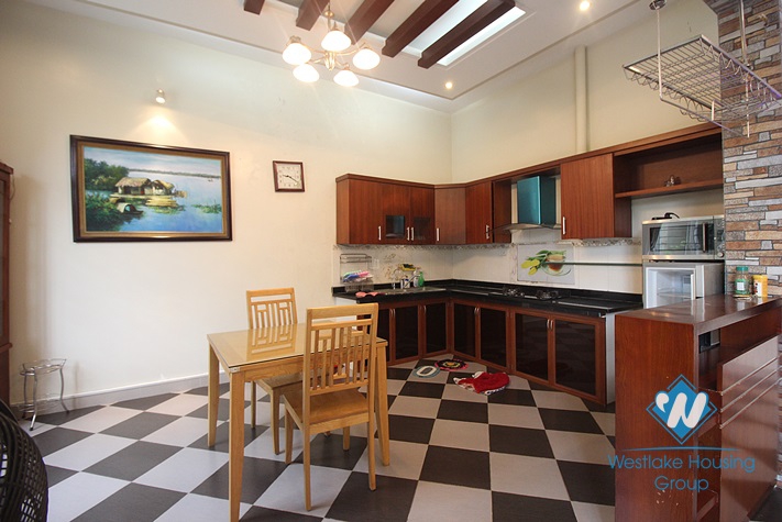 Two storey house with court yard for rent in Tay Ho, Hanoi