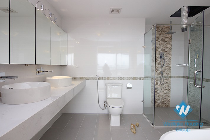 Exellent apartment with modern interior available for rent in Tay Ho, Hanoi