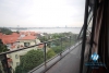 Lake view apartment with nice balcony for rent in Tay Ho area.
