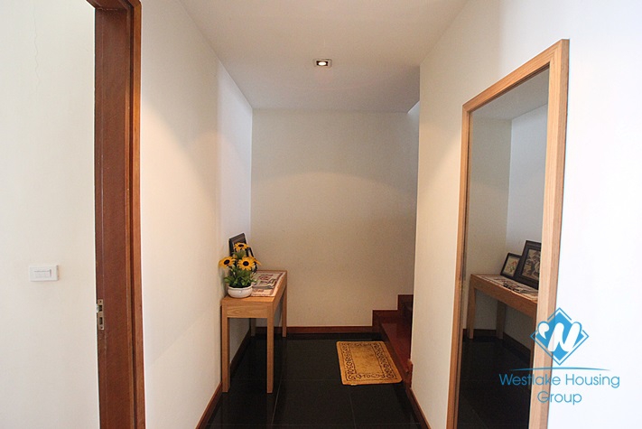 High quality, large size duplex apartment for rent in Westlake area, Hanoi.