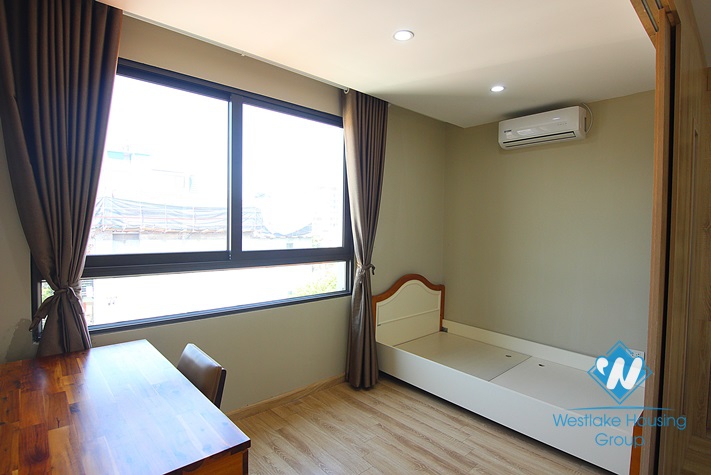 Big balcony apartment with lake view for rent in Tay Ho district 