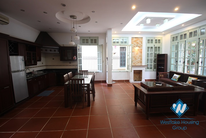 Quiet house for rent in Tay Ho, Hanoi 