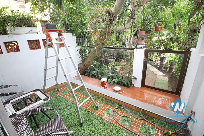 Brand new studio with backyard for rent in Dang Thai Mai Street, Tay Ho, Hanoi