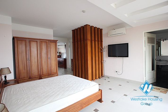 Large bright and airy one  bedroom apartment for rent in Tay Ho district, Hanoi