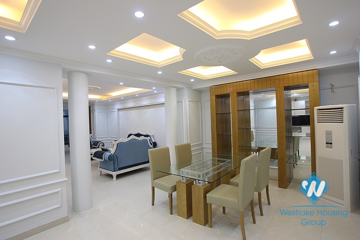 Brand new serviced apartment for lease in Thuy Khue, high floor